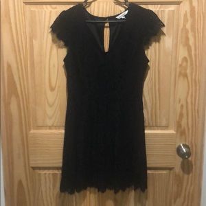 Black lace dress